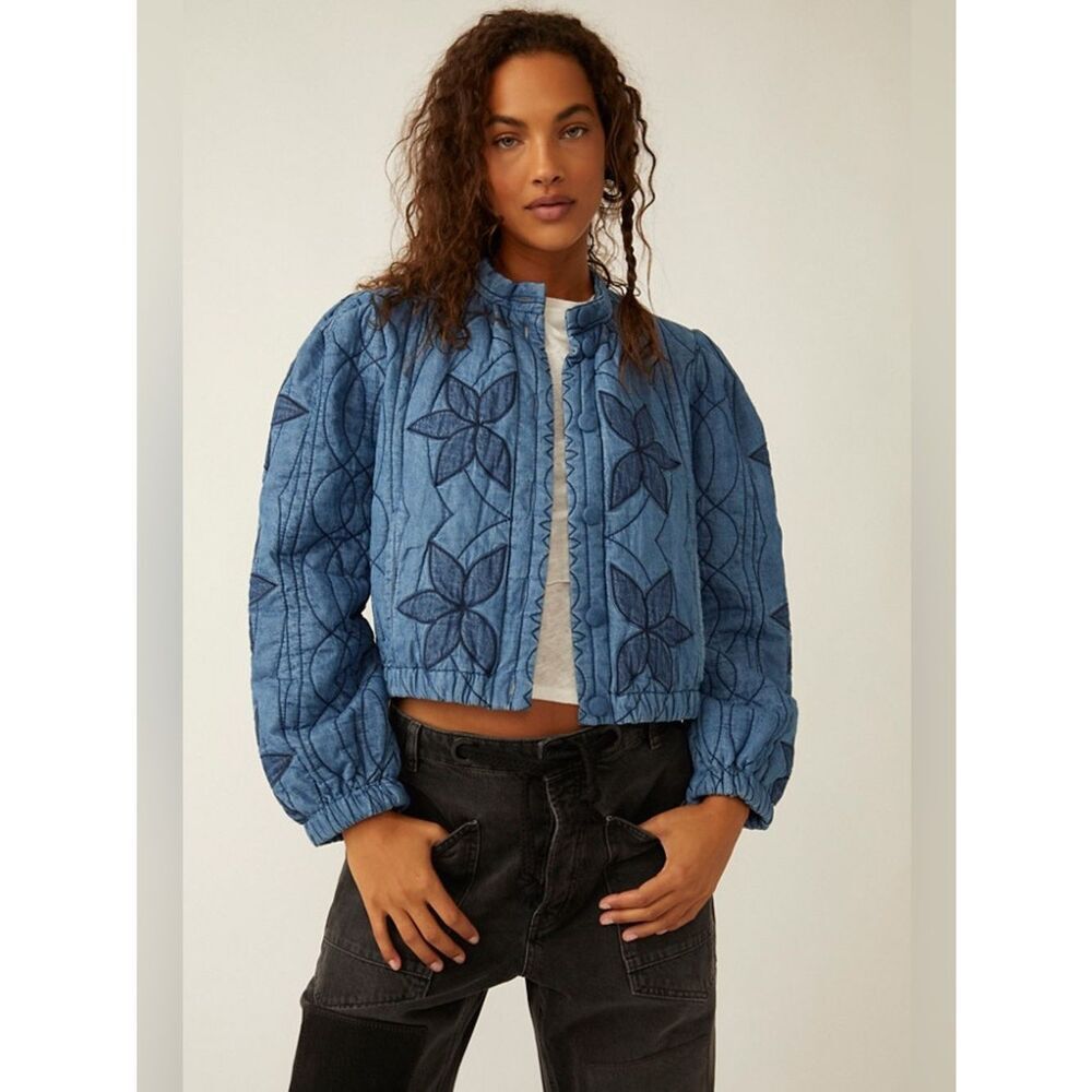 New Free People Quinn Quilted Jacket Size Xs